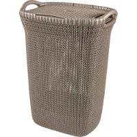 Curver Knit wasbox - 57 l - Harvest Brown