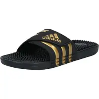 Adidas Muiltjes 'Adissage' goud / zwart