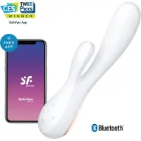 Satisfyer Mono Flex G-Spot Vibrator Met App - Wit