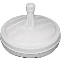 Lifetime Garden Parasolvoet wit - rond plastic 13ltr