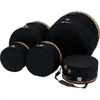 Tama POWER PAD DESIGNER COLLECTION DRUM BAG SET FOR 5PC DRUM KIT WITH 22"BD BLACK