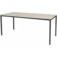 Schaffenburg Bureautafel - Domino Basic 180x80 Eiken - zwart frame