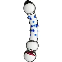 Icicles - No. 18 Hand Geblazen Glazen Dildo