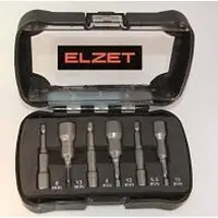 ELZET Dopsleutelbitset 6-delig