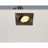 Artdelight Inbouwspot Venice 1 Lichts Small Vierkant LED 2700K Dimbaar Mat Staal