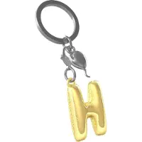 Metalmorphose Initialen Alfabet Sleutelhanger Letter H