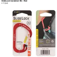 Nite Ize SlideLock Carabiner #4 - Aluminium Red