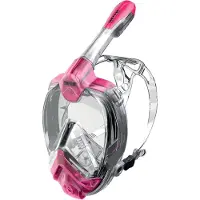 Seac Sub Libera +10 Junior Snorkeling Mask Transparant,Roze S-M Kinderen