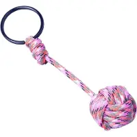 Munkees Sleutelhanger Paracord Pink Camo Roze 8,5 Cm