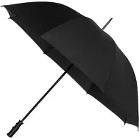 Impliva golfparaplu windproof 125 cm polyester zwart