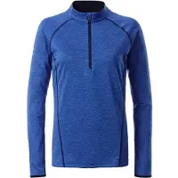 James & nicholson James and Nicholson Dames/dames Sport Top met lange mouwen (Blauw gemêleerd/normaal)