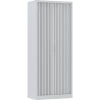 Ceha Roldeurkast Metaal 4 Planken Afsluitbaar 800 x 450 x 1.950 mm Zilver