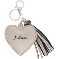 Juleeze Sleutelhanger | Zilverkleurig | Kunstleer | hartje | | JZKC0033ZI