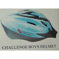 Challenge Fietshelm adult 54-58cm blauw-zwart