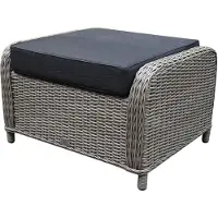 AVH-Collectie Toscane Bilboa voetenbank 60x74xH47 cm grijs