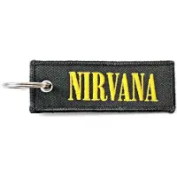Rock Off Nirvana - Logo Sleutelhanger - Zwart