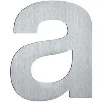 Artitec Mi Satori Huisletter A rvs mat 120 mm