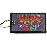 Rock Off Kiss - Faces & Icons Sleutelhanger - Zwart