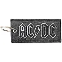 Rock Off AC/DC - Logo Sleutelhanger - Zwart