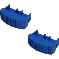 Solide laddervoet / ladderdop 70 mm blauw - Per 2 stuks