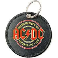 Rock Off AC/DC - Est. 1973 Sleutelhanger - Zwart