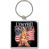 Rock Off Lynyrd Skynyrd - American Flag Sleutelhanger - Multicolours