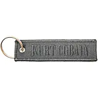 Rock Off Kurt Cobain - Logo Sleutelhanger - Zwart