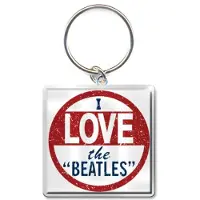 Rock Off The Beatles - I Love The Beatles Sleutelhanger - Multicolours