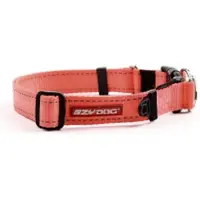 EzyDog Halsband hond Double Up, Blaze Orange (neon oranje), Maat XL (nekomtrek 51-80 cm)
