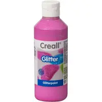 Creall glitterverf roze, 250ml