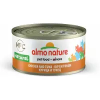 Almo Nature 48x HFC Natural Kattenvoer Nat Kip & Tonijn 70 gr