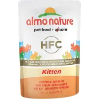 Almo Nature 48x HFC Complete Kattenvoer Nat Kitten Kip 55 gr