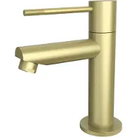 Best design Toiletkraan Nancy-Ribera Uitloop Recht 14 cm 1-hendel Mat Goud