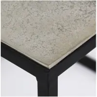 HD Living Bijzettafel Aluminium Silver 50 x 50 x 50 cm (set van 2)