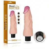 Lovetoy Vibrating Real Softee 7" Realistic