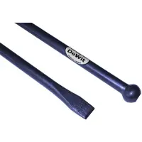 De Wit Stootijzer 28mm 1200mm lang met platte bek