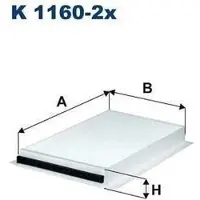 FILTRON Cabinefilter K1160-2x