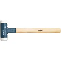 Wiha Kunststof hamer terugslagloos | zeer hard | met hickorysteel | rond-slagkop | 115 mm | 30 mm - 39008 - 39008