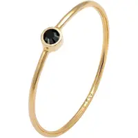 Elli Ring goud / zwart
