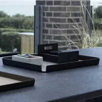 Lind DNA Servethouder Nupo Black/Alu Anthracite