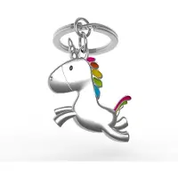 Metalmorphose sleutelhanger unicorn chrome Fly