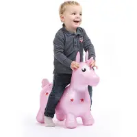 Ludi My Bouncing Unicorn Inflatable Ball Roze