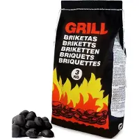 Deuba 3 Kg Houtskoolbriketten - Barbecue Grill Briketten BBQ