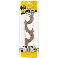 Voskes Hondensnack Twist Duo Run Wit - Bruin M