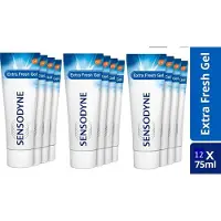 Sensodyne Extra Fresh Gel - 12 X 75 ML - Tandpasta voor gevoelige tanden