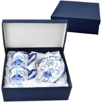 Ter Steege Kop en Schotel Molen Set 2 stuks in Geschenkdoos - Delfts Blauw - Holland