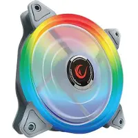 Rampage RB K4 Rainbow case fan kit met afstandsbediening - LED - 4 Fans