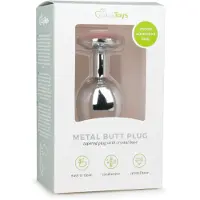 Easytoys Anal Collection Metalen buttplug Zilver/Roze - M