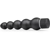 Doc Johnson Black Magic - 7 Inch Ribbed Vibe
