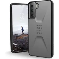 Uag Civilian Backcover voor de Samsung Galaxy S21 Plus - Silver